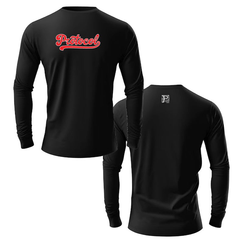The "Protocol" Classic Script Long Sleeve
