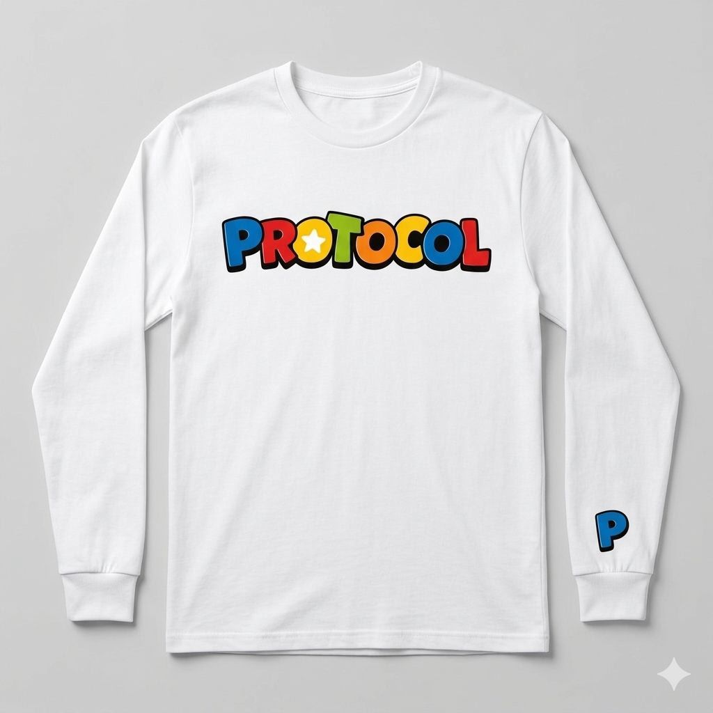 Protocol Nostalgic Logo Long Sleeve