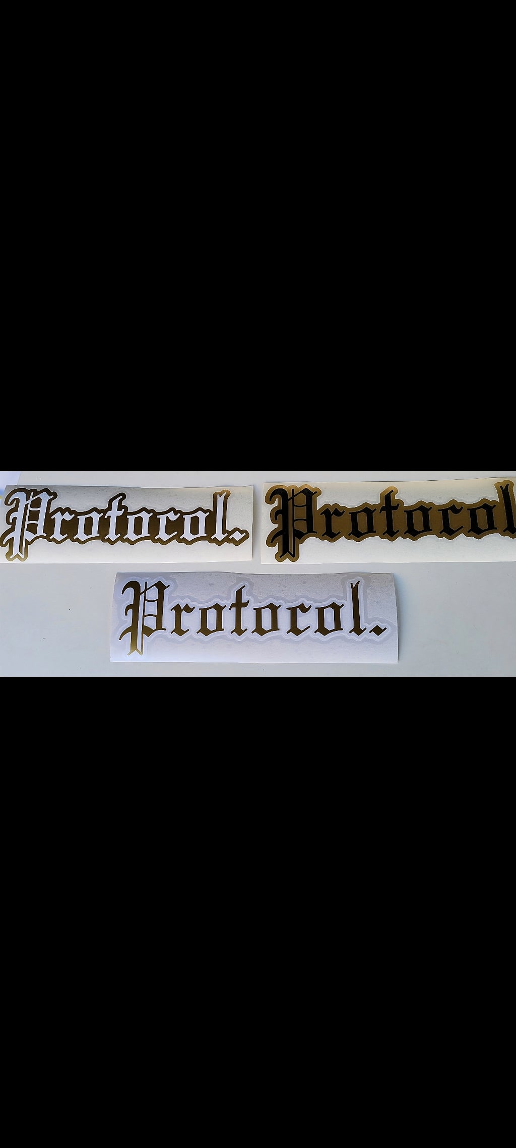 Protocol 10 inch Decal