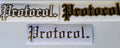 Protocol 10 inch Decal