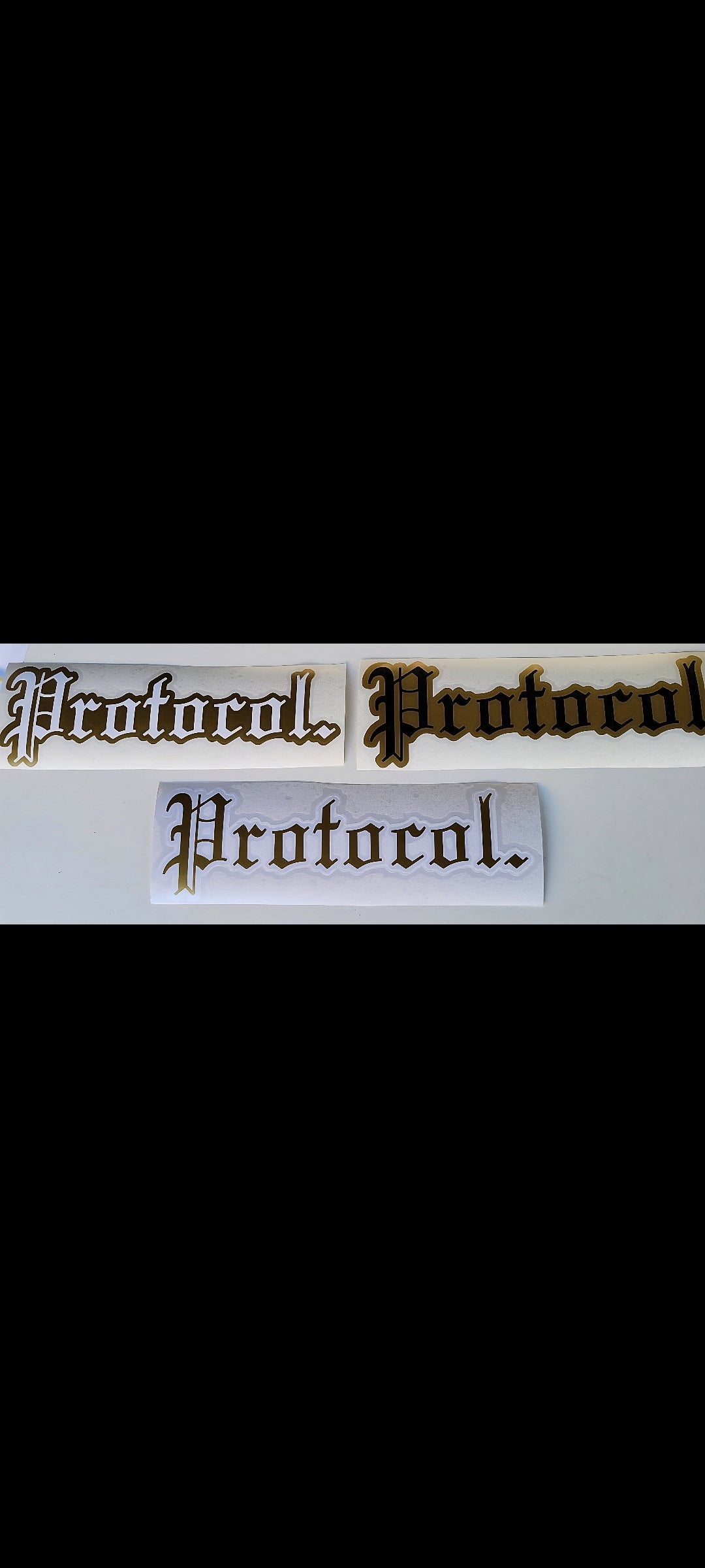 Protocol 10 inch Decal